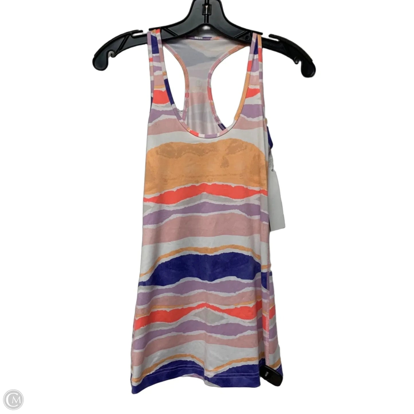 Athletic Tank Top By Lululemon In Orange & Purple, Size: S
