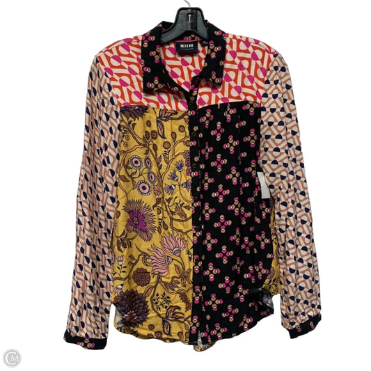 Top Long Sleeve By Maeve In Multi-colored, Size: S