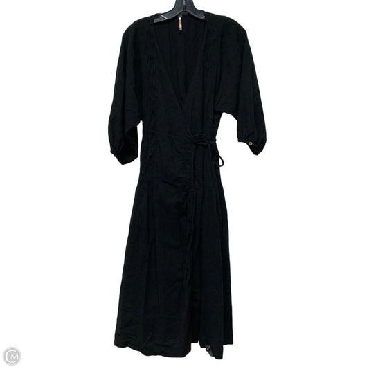 Dress Casual Maxi By Free People In Black, Size: S