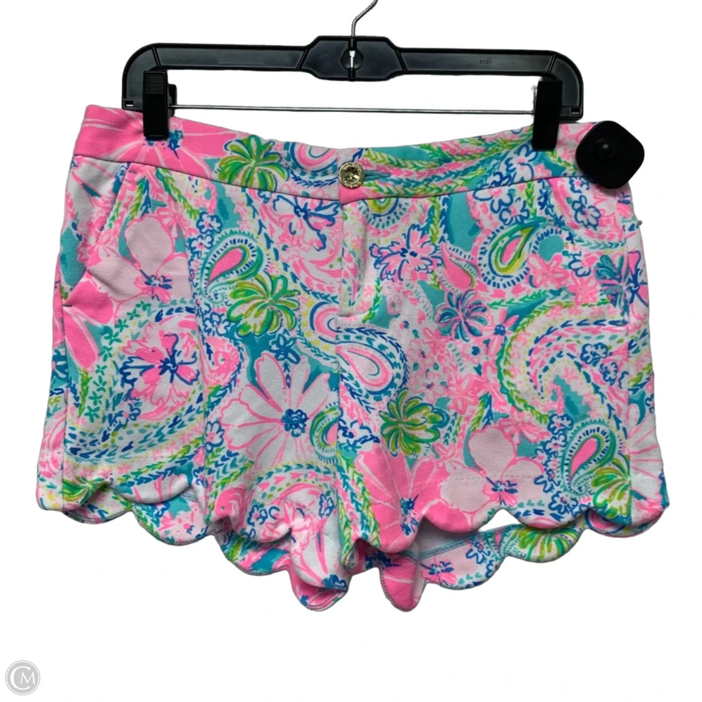 Shorts Designer By Lilly Pulitzer In Blue & Pink, Size: 8