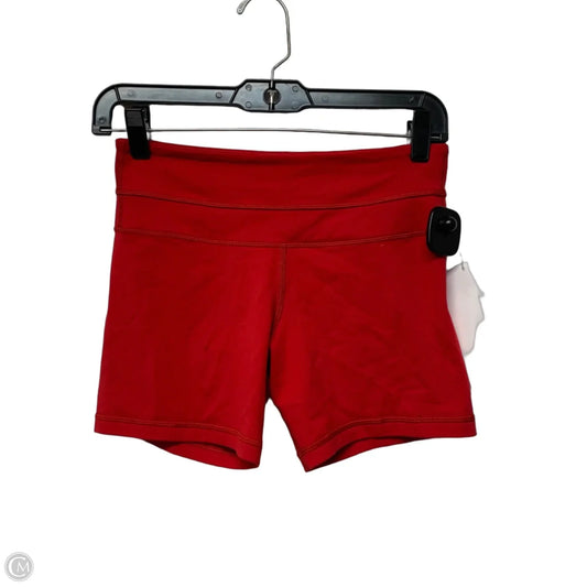 Athletic Shorts By Lululemon In Red, Size: S