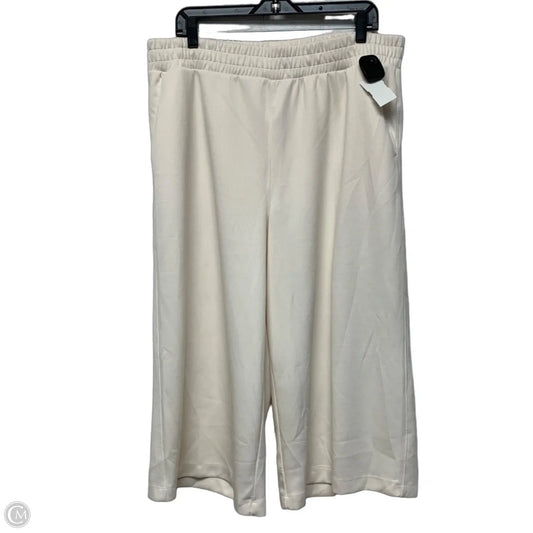 Pants Wide Leg By Danskin In Cream, Size: Xl