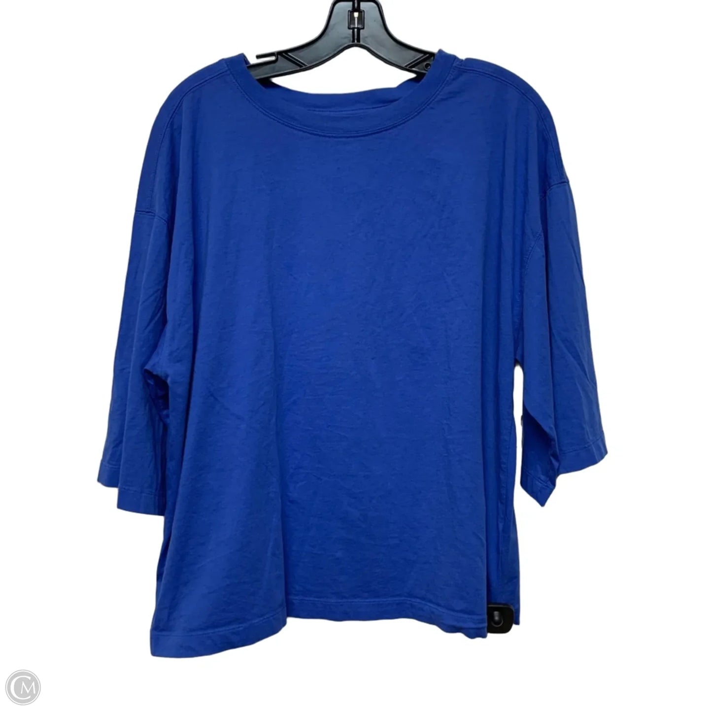 Top Short Sleeve Basic By Maeve In Blue, Size: M