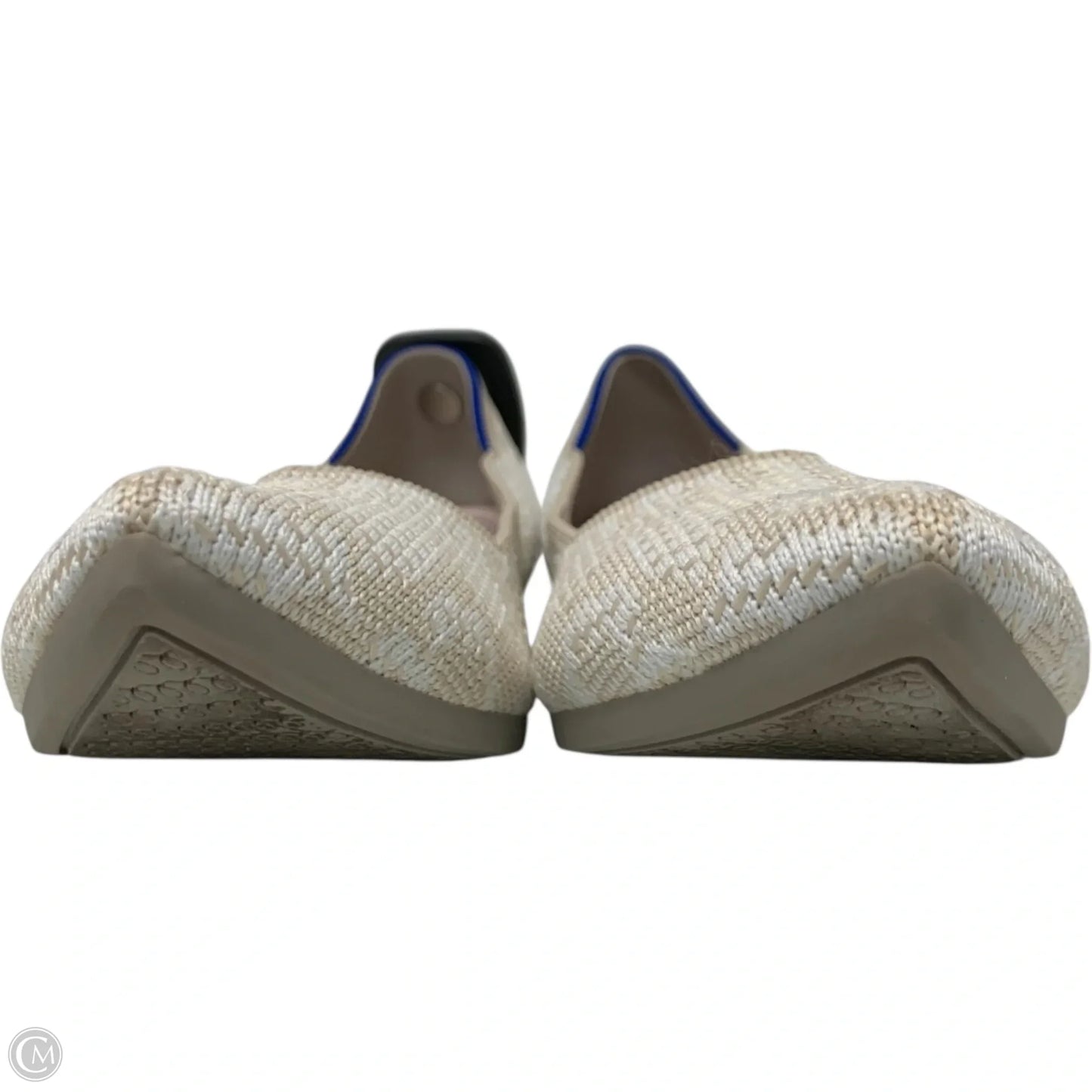 Shoes Flats Designer By Rothys In Cream & White, Size: 7