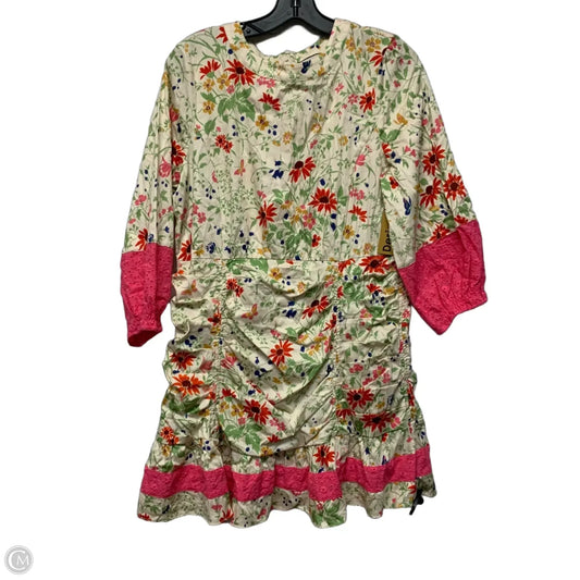 Dress Designer By Tuckernuck In Floral Print, Size: L