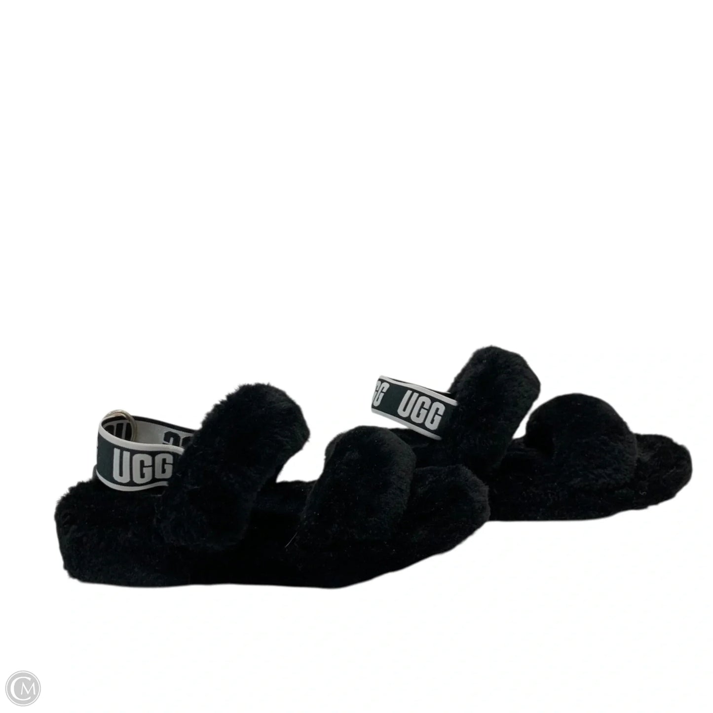 Sandals Designer By Ugg In Black, Size: 6