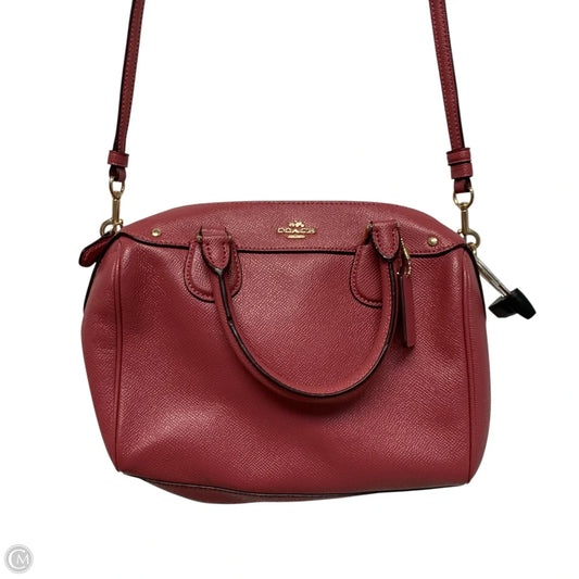 Crossbody Designer By Coach, Size: Small