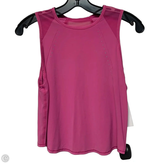 Athletic Tank Top By Lululemon In Pink, Size: S