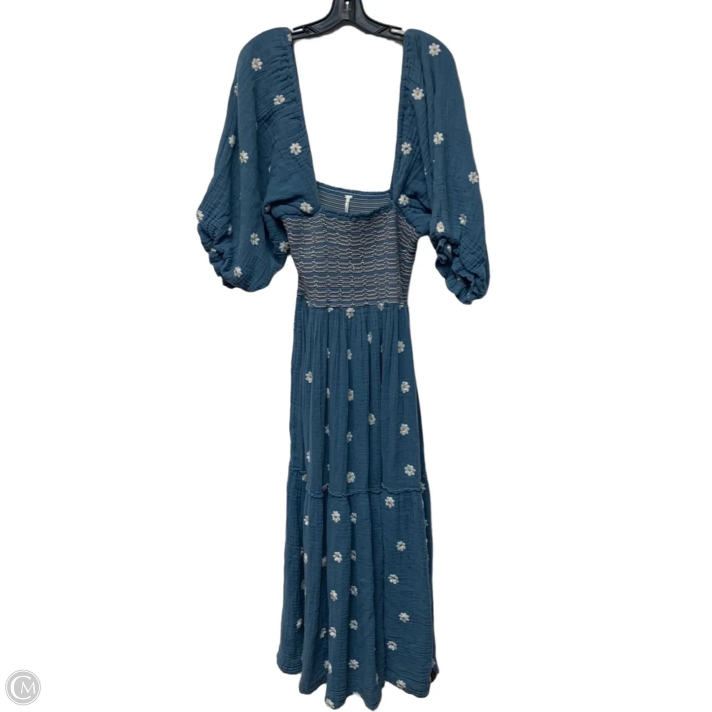 Dress Casual Maxi By Free People In Blue, Size: L