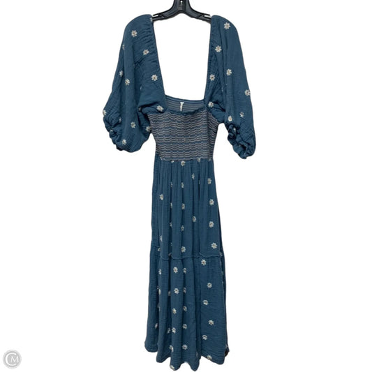 Dress Casual Maxi By Free People In Blue, Size: L