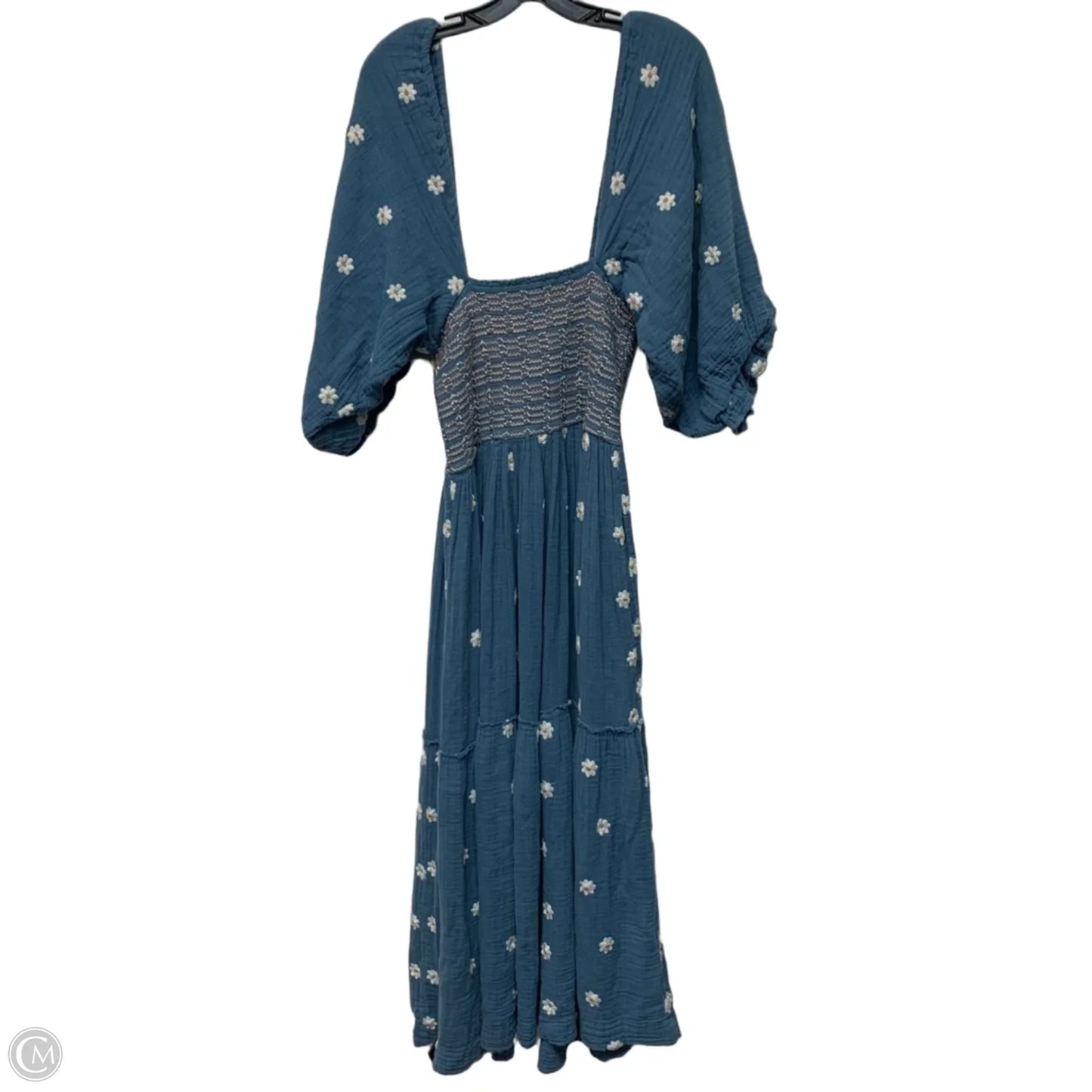 Dress Casual Maxi By Free People In Blue, Size: L