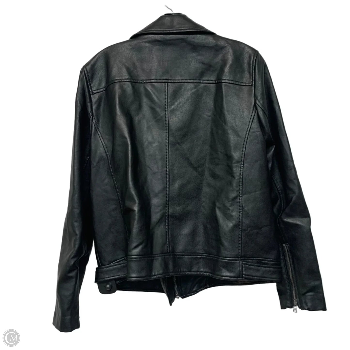 Jacket Moto By Loft In Black, Size: L