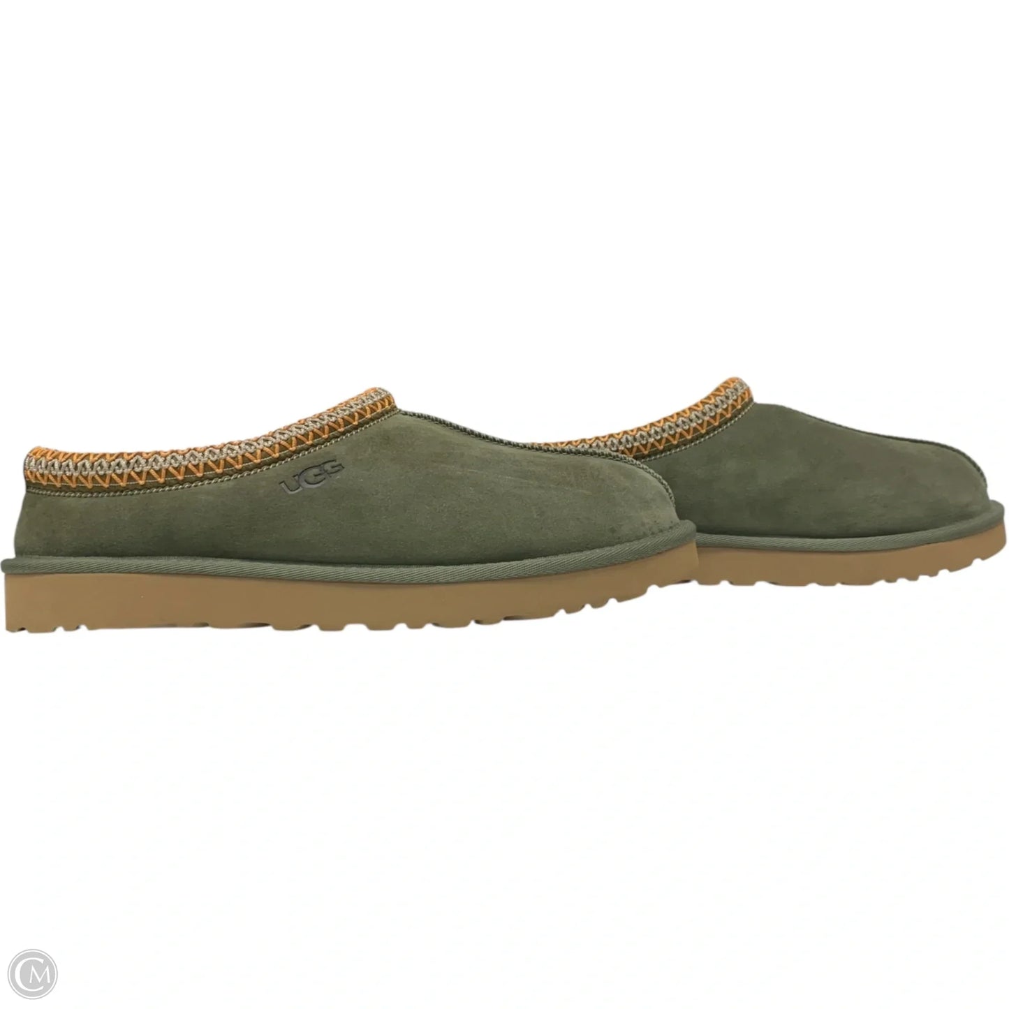 Slippers Designer By Ugg In Green, Size: 10