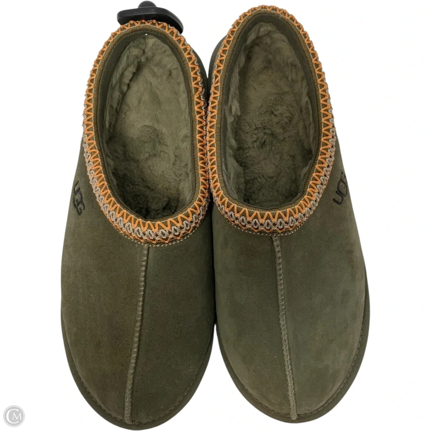 Slippers Designer By Ugg In Green, Size: 10