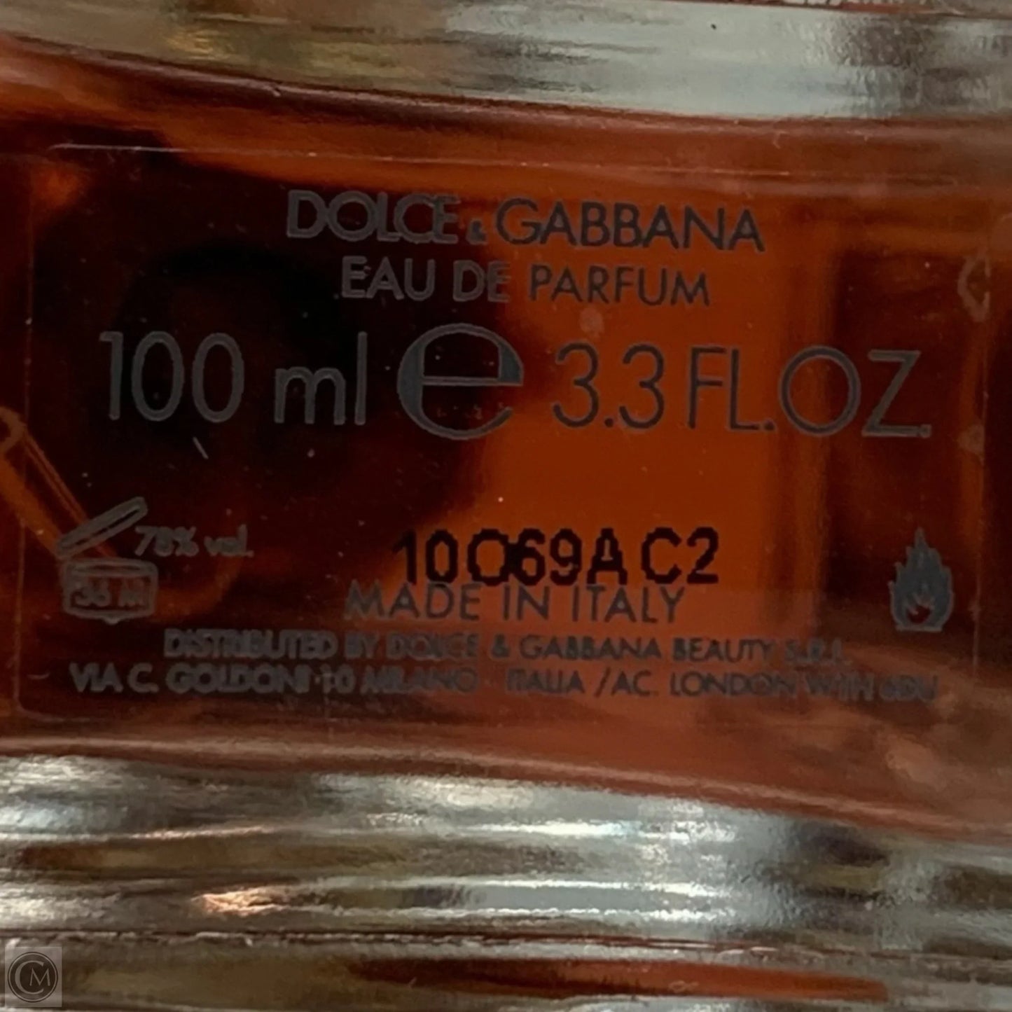 Fragrance Luxury Designer By Dolce And Gabbana, Size: 3.3 fl oz