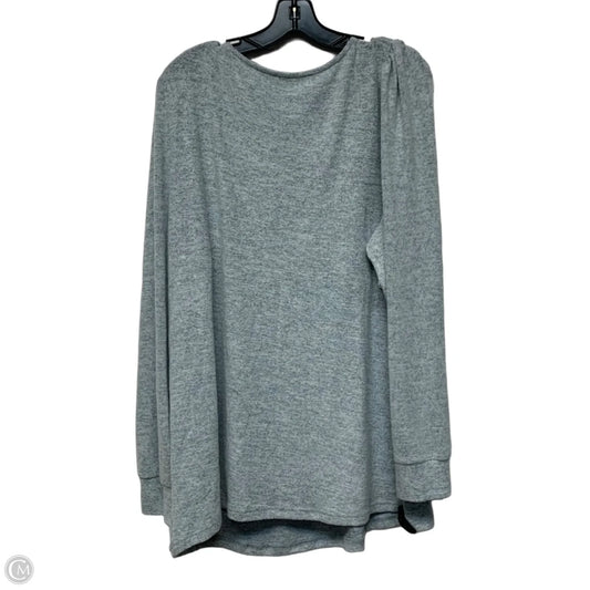 Top Long Sleeve In Blue, Size: Xxl
