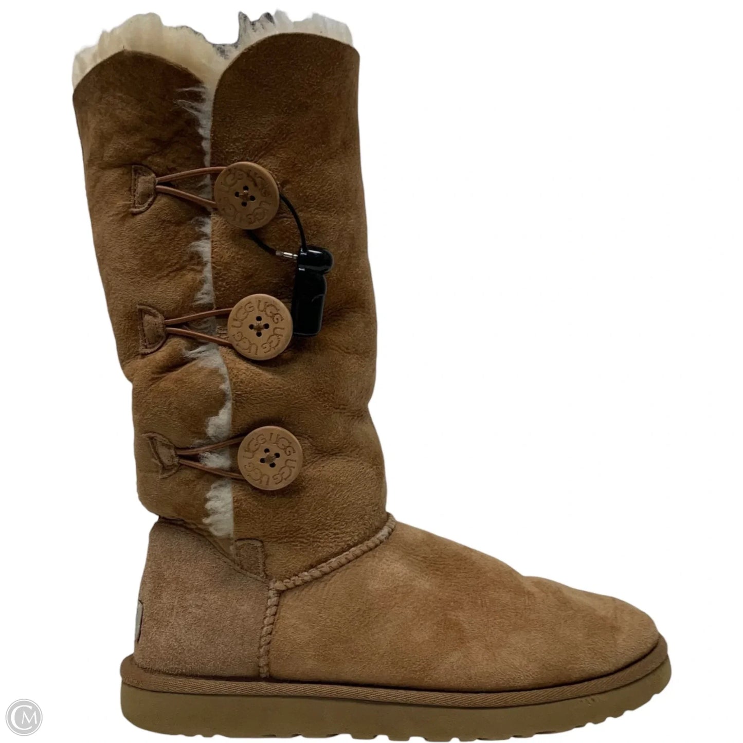 Boots Designer By Ugg In Brown, Size: 8