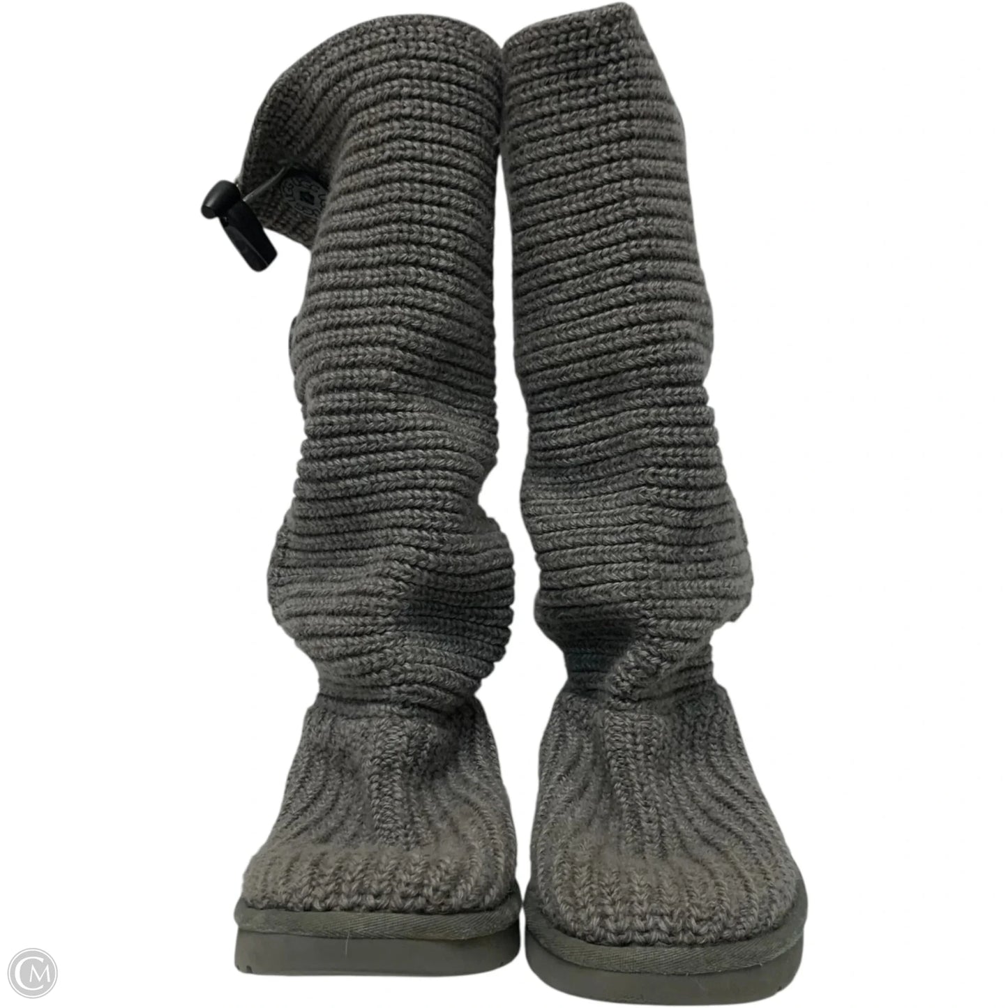 Boots Designer By Ugg In Grey, Size: 8