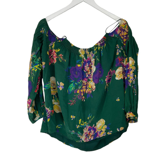 Top Long Sleeve By Maeve In Green, Size: L