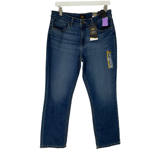 Blue Denim Jeans Straight Lee, Size 10