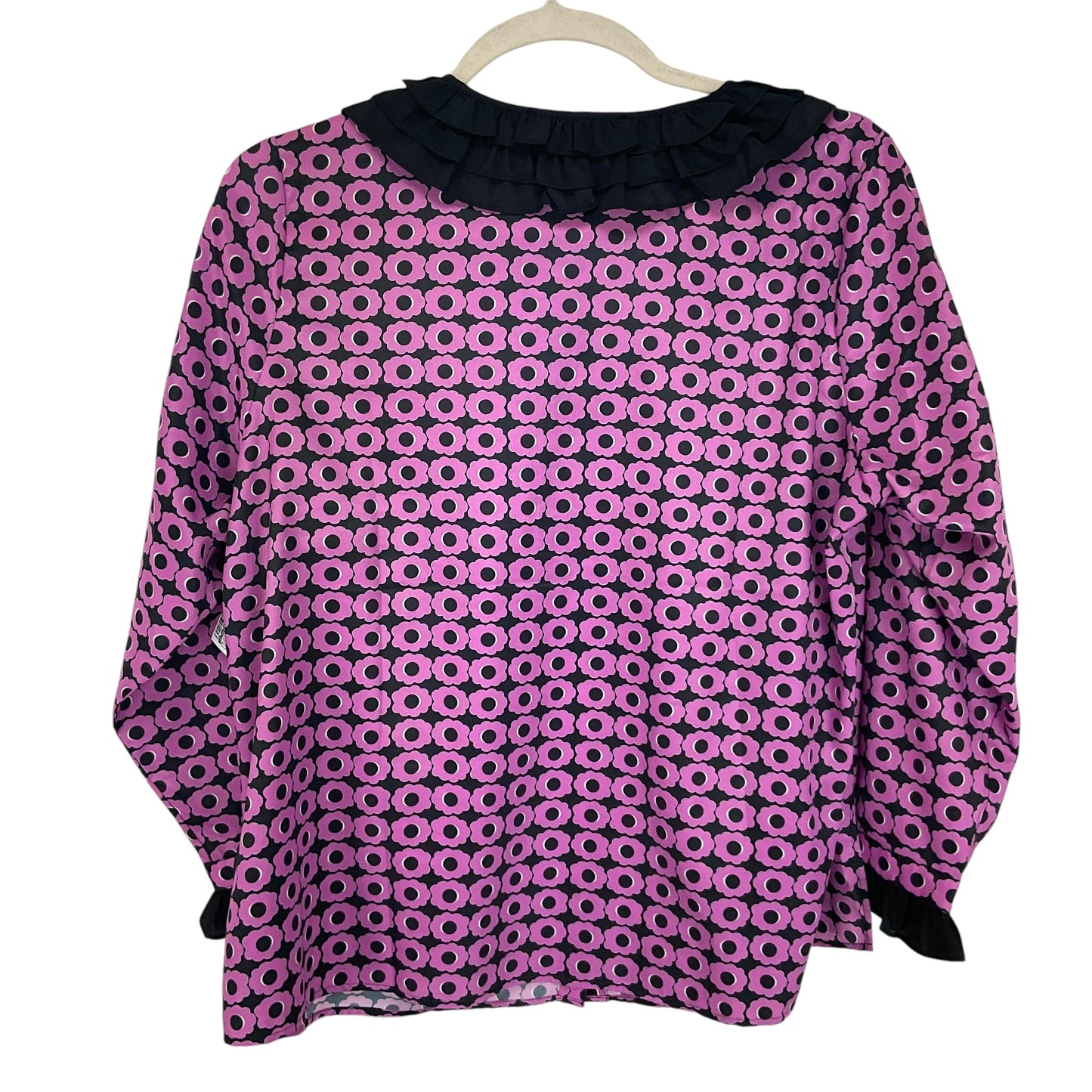 Blouse Long Sleeve By Eloquii In Purple, Size: 20