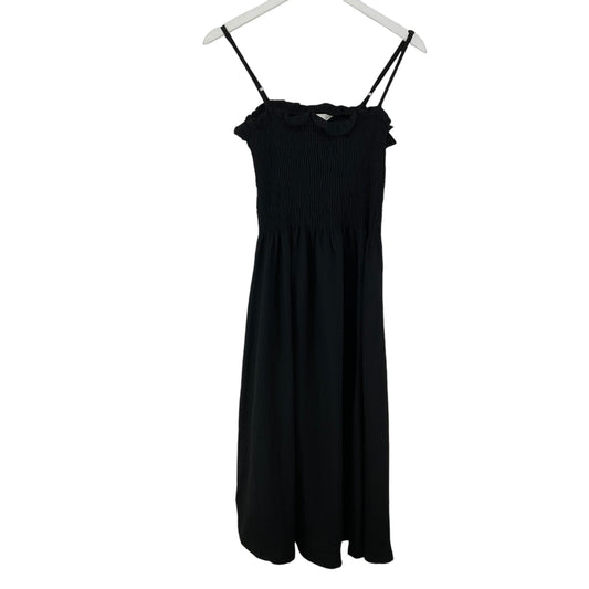 Dress Casual Maxi By H&m In Black, Size: M