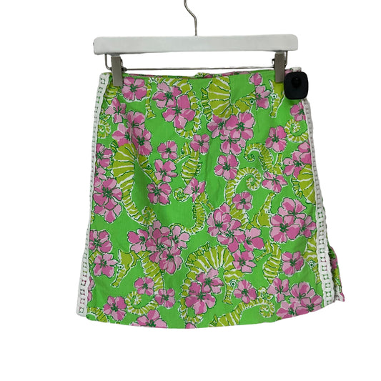 Green Skirt Designer Lilly Pulitzer, Size 2