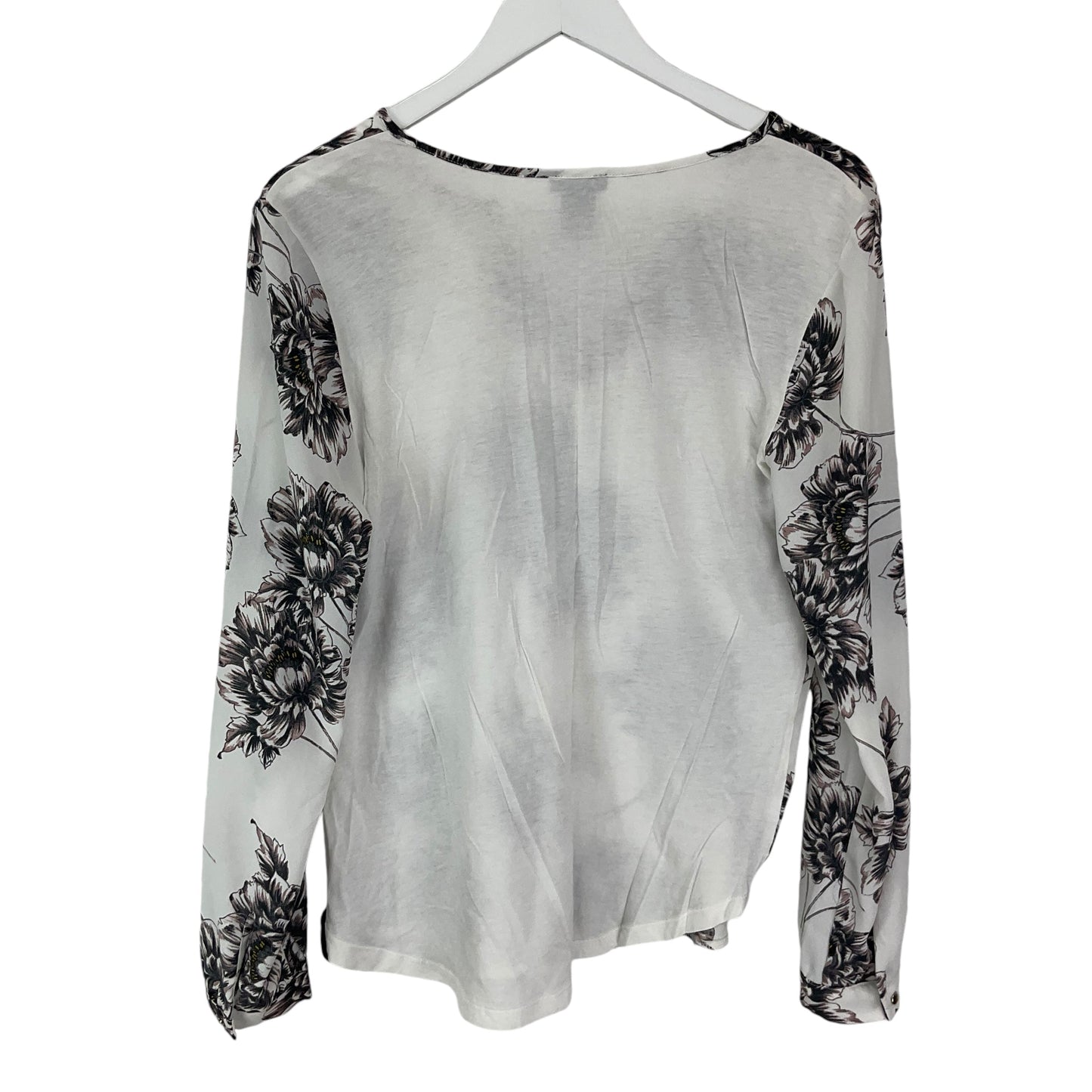 Top Long Sleeve By Ann Taylor In Floral Print, Size: S