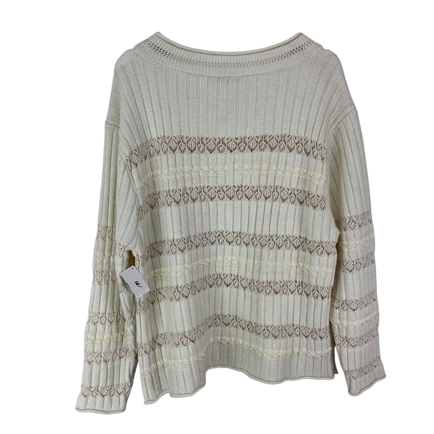 Sweater By Zara In Cream, Size: L