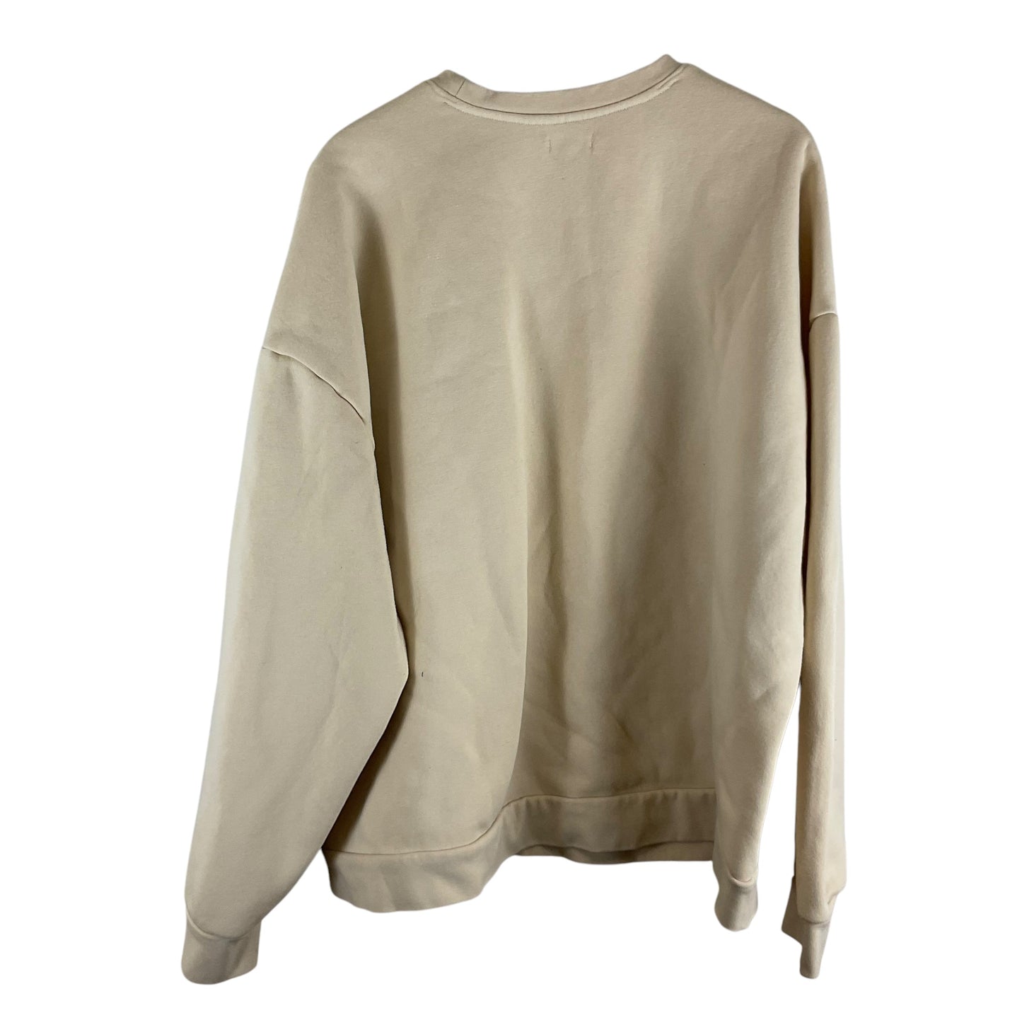 Sweater By Earthbound In Cream, Size: Xxl