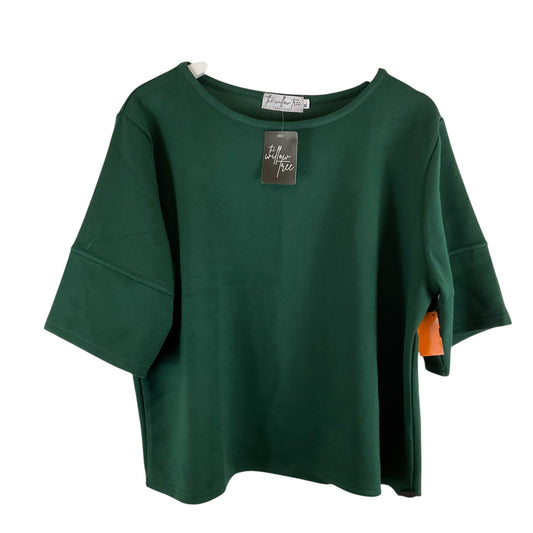 Top Short Sleeve Basic By Clothes Mentor In Green, Size: Xl