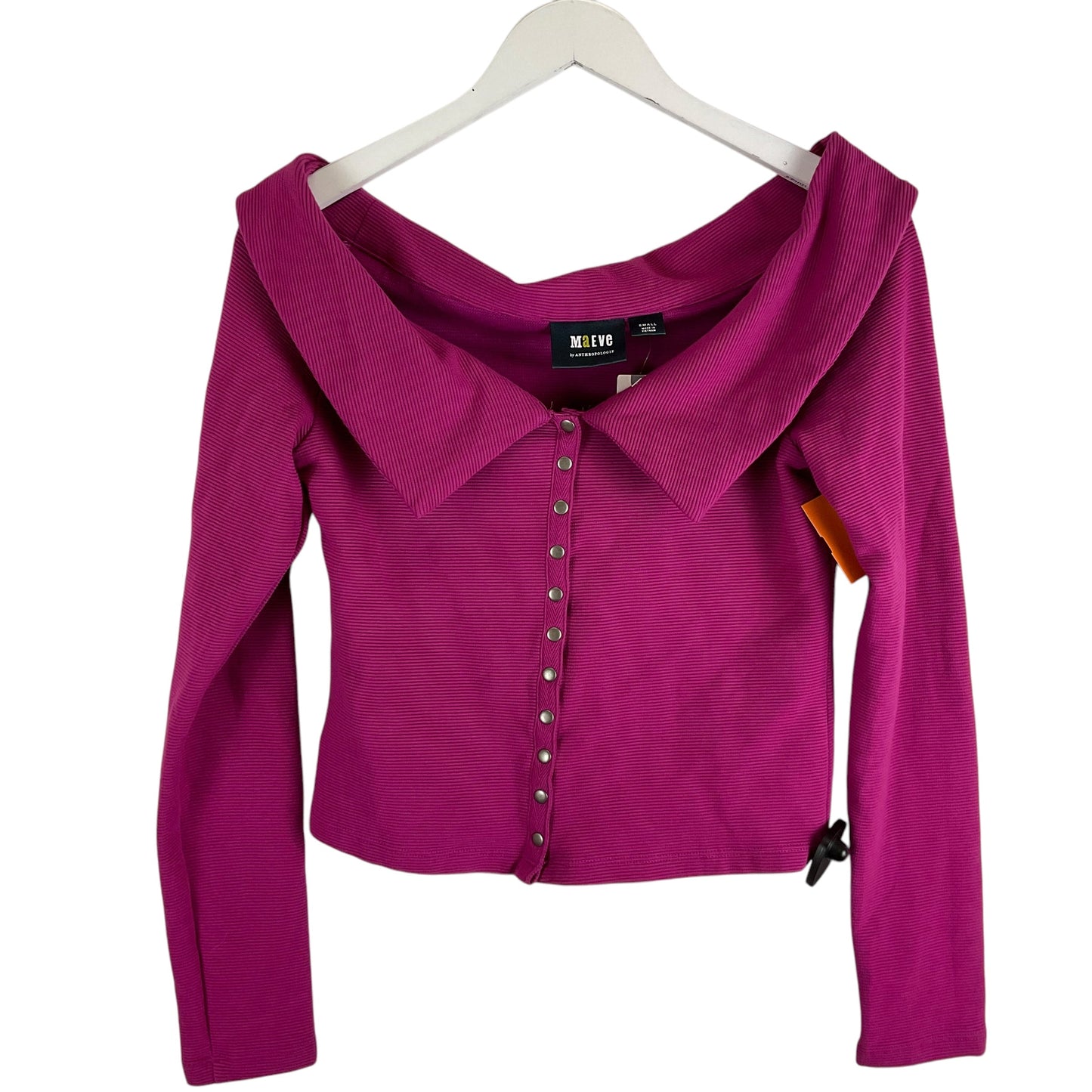 Top Long Sleeve By Maeve In Purple, Size: S