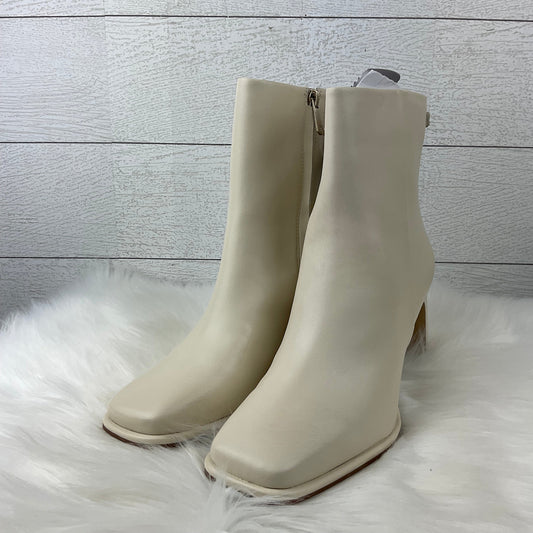 Boots Ankle Heels By Sam Edelman In White, Size: 8