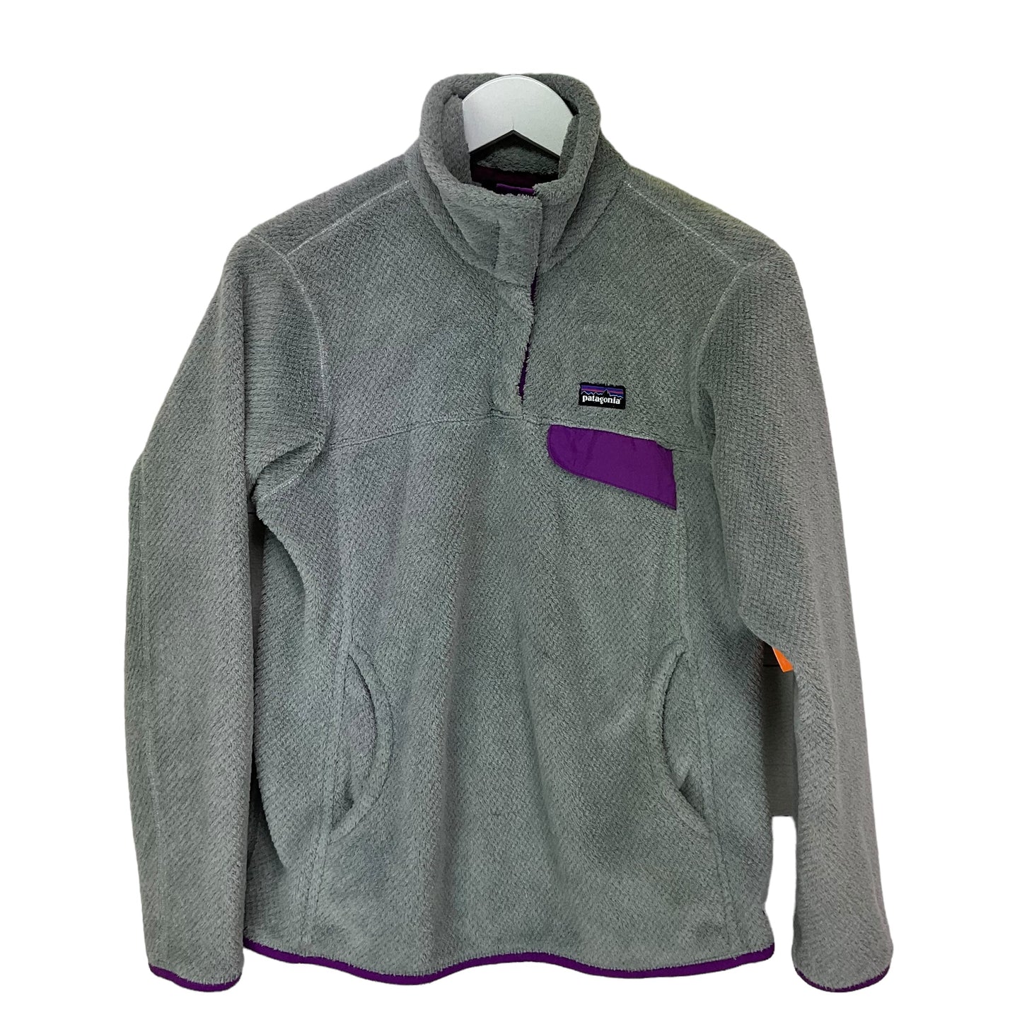 Jacket Designer By Patagonia In Grey, Size: M