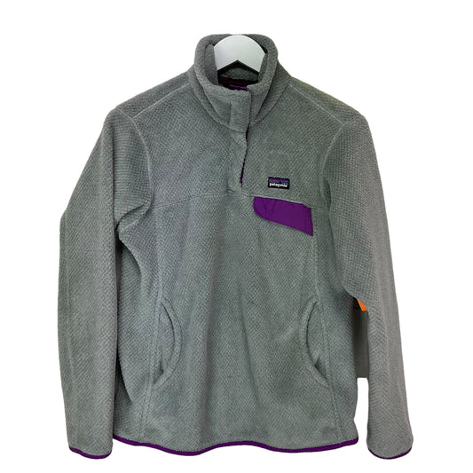 Jacket Designer By Patagonia In Grey, Size: M