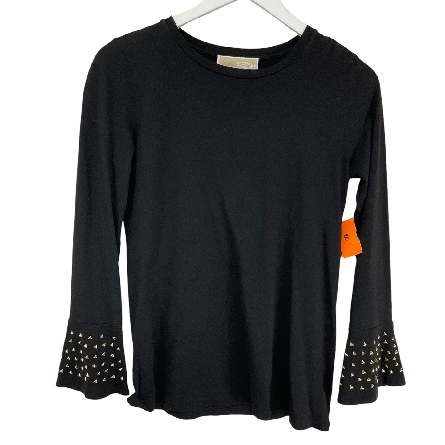 Top Long Sleeve By Michael By Michael Kors In Black, Size: S