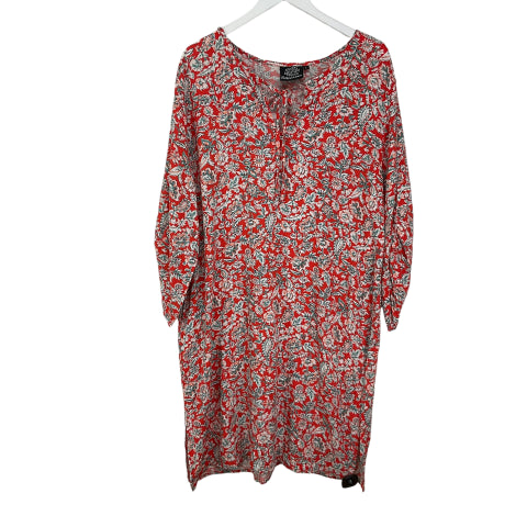 Dress Casual Midi By Clothes Mentor In Orange, Size: L
