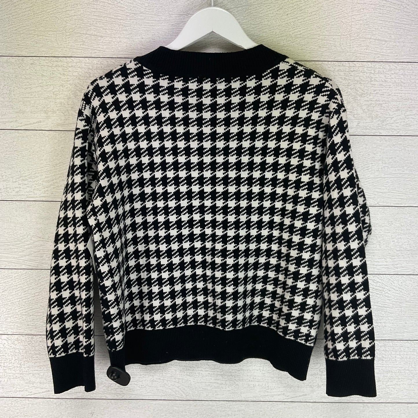 Sweater By Pol In Black & White, Size: S