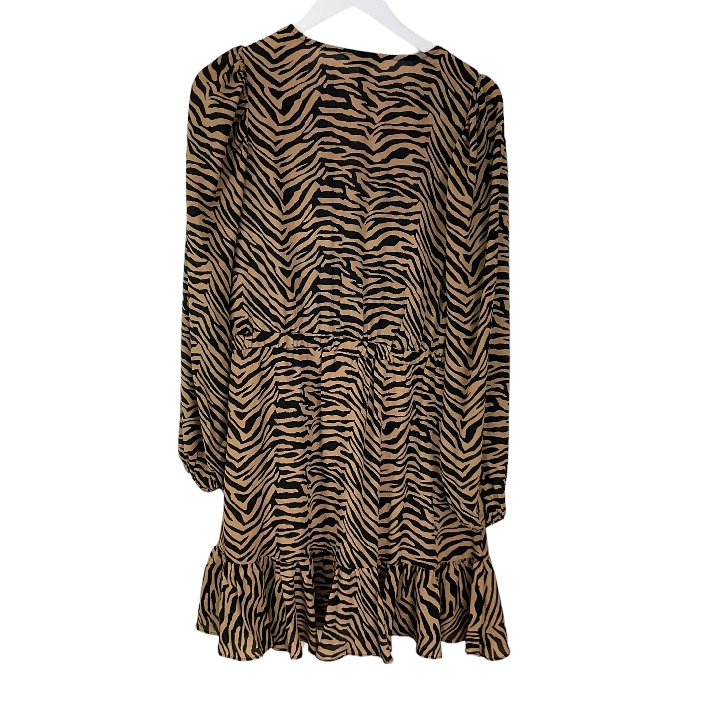 Dress Casual Midi By Banana Republic In Animal Print, Size: S