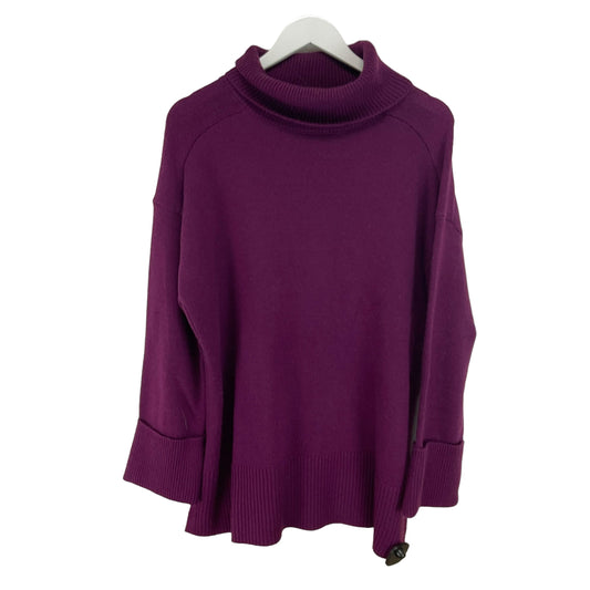 Sweater By Talbots In Purple, Size: 1x