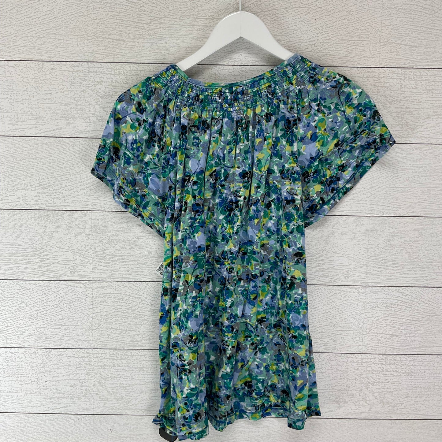 Blue Top Short Sleeve Kim Rogers, Size L