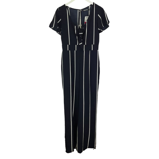 Jumpsuit By Crystal In Navy, Size: M