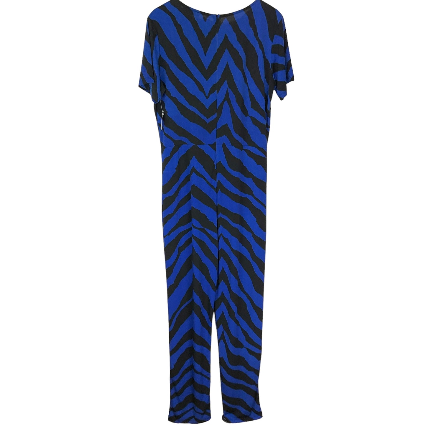 Jumpsuit By Clothes Mentor In Black & Blue, Size: 3x