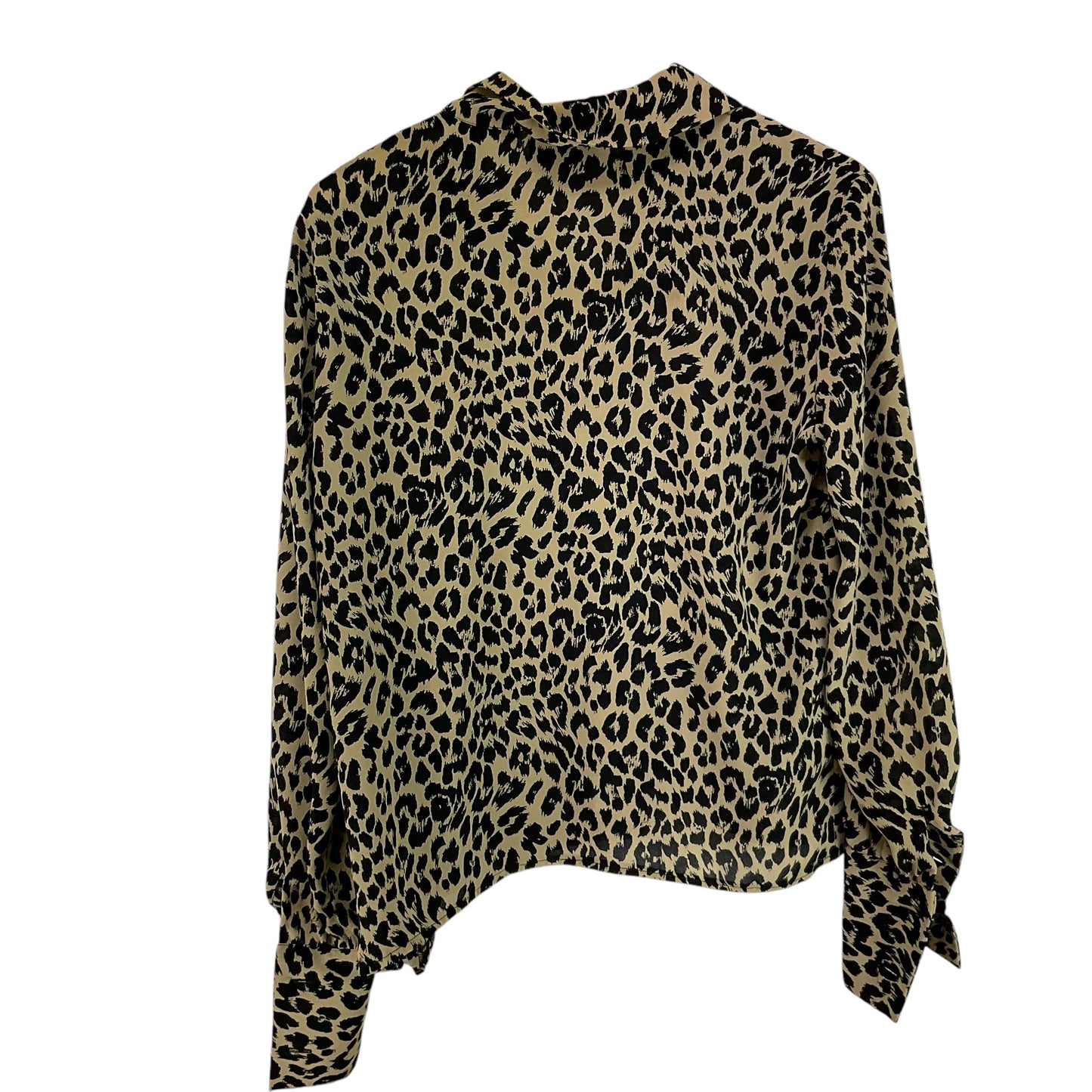 Top Long Sleeve By Liz Claiborne In Animal Print, Size: S