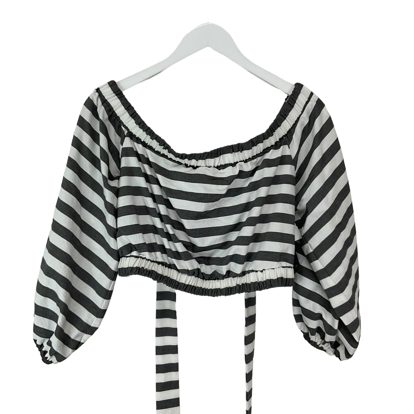 Top 3/4 Sleeve By Maeve In Striped Pattern, Size: M