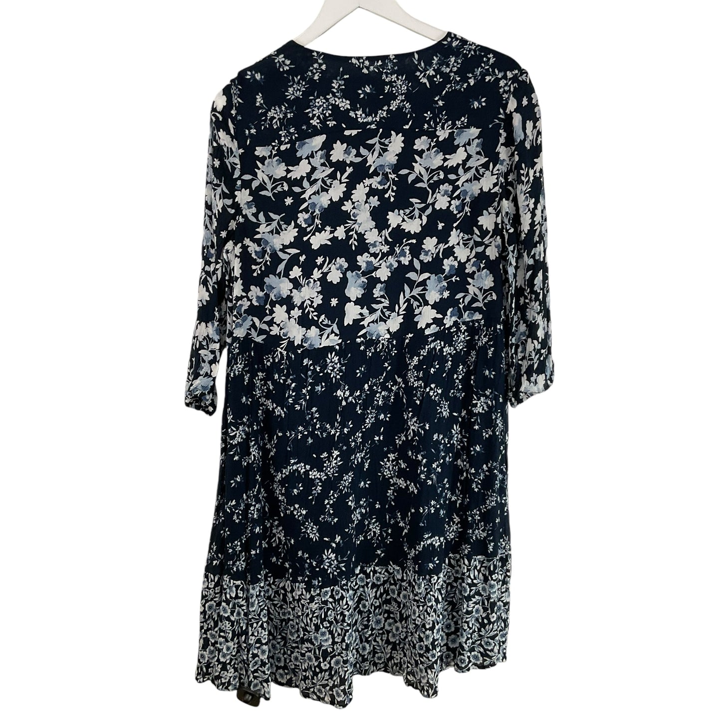 Dress Casual Midi By J. Jill In Floral Print, Size: M