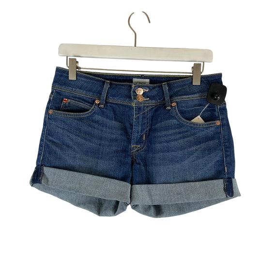 Shorts Designer By Hudson In Blue Denim, Size: 4