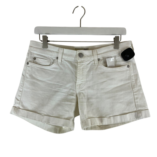 Shorts Designer By David Kahn In White Denim, Size: 6