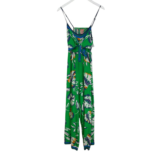 Jumpsuit By Flying Tomato In Blue & Green, Size: M