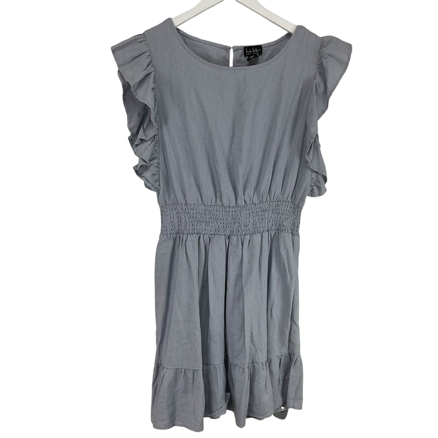 Dress Casual Midi By Nicole By Nicole Miller In Grey, Size: S